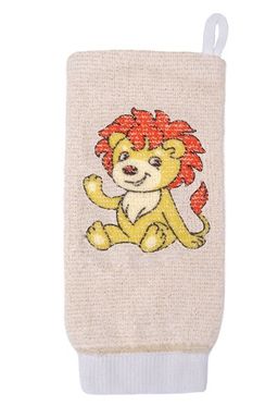 VIVAL Мочалка детская рукавица из хлопка с рисунком  фото 5