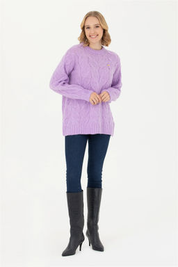 Женский сиреневый свитер - U.s. polo assn фото 11