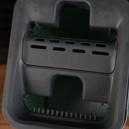 Ведро с вертикальным отжимом и шваброй Моп / S2-1 /уп 24/ голубой - Галеонтрейд фото 5