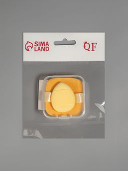 Цена за 2 шт. Спонжи для макияжа, в футляре, 2 шт., жёлтые