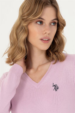 U. S. Polo Assn Женский базовый свитер с v-образным вырезом Магнолия - U.s. polo assn фото 10