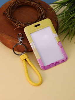 Футляр для карт "Summer colors", yellow-pink