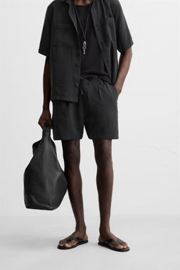 SHORT REGULAR FIT BERMUDA SHORTS - Zara фото 12