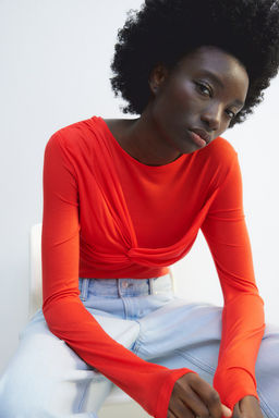 Body drapeado de punto - H&m фото 3