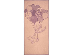 6с102.411ж1 На воздушном шаре (орхидея1) Полотенце махровое 67х150см