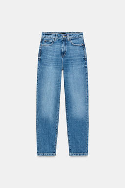 Z.01 MOM FIT HIGH-WAIST JEANS - Zara фото 6