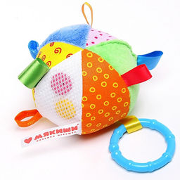 Мячик развивающий с петельками