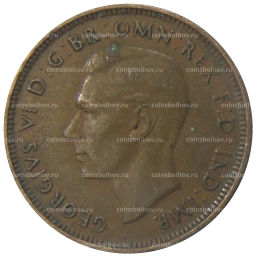 1/2 пенни 1938 года Австралия