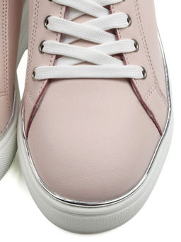 03-YD270-3 PINK Полуботинки спортивные женские (натуральная кожа)