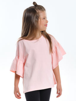 Футболка подростковая одежда UD 7909 крем-розовый - Mini maxi фото 5