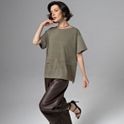 Футболка с акцентными строчками, Стальной взгляд - Charutti фото 11