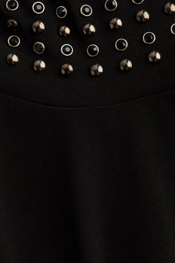 Body de cuello perkins con tachuelas decorativas - H&m фото 6