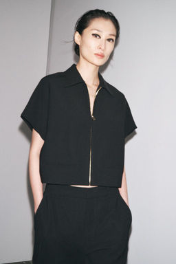 ZW COLLECTION CROPPED JACKET - Zara фото 11