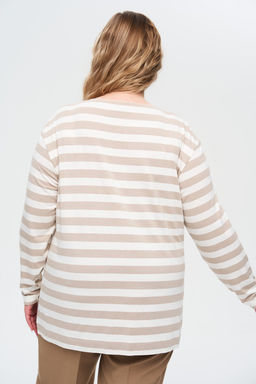 Лонгслив Фросси бежевый