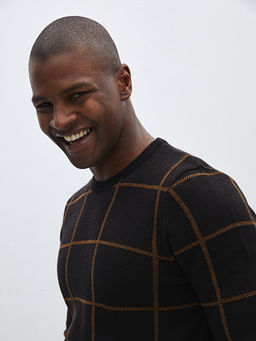 Bisiklet Yaka Erkek Triko Kazak