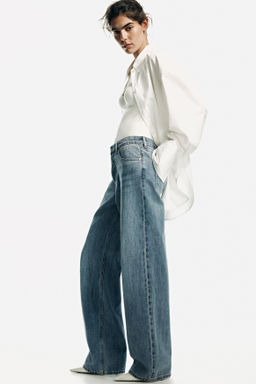 Wide Regular Waist Jeans - H&m фото 6
