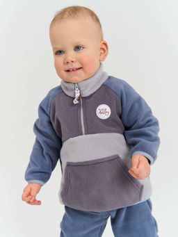 Костюм флисовый Колор блок Гроза 0+ - Bungly фото 7