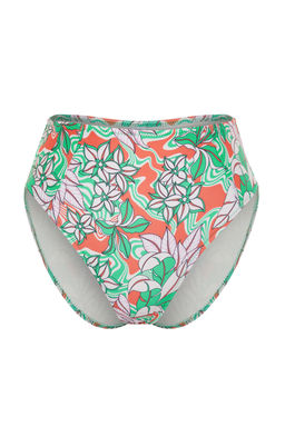 TRENDYOLMILLA Cicek Desenli Yuksek Bel Hipster Bikini Alt? TBESS24BA00124  фото 6