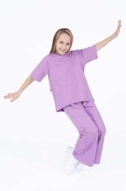 Костюм детский для девочки сирень 7063 (140)