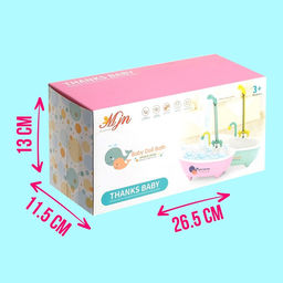 Мебель для кукол «Ванна», функциональный душ, МИКС