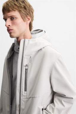 HOODED TECHNICAL JACKET - Zara фото 15