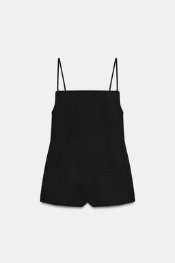 MONO CORTO TIRANTES / Negro - Zara фото 4