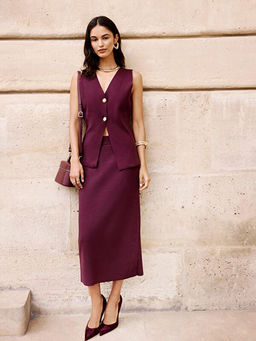 Beli Lastikli Triko Etek