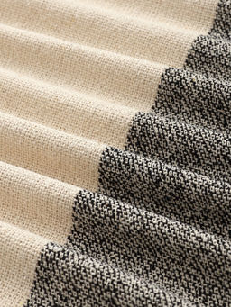 Плед «Этель», 125×150 см, бежево - серый