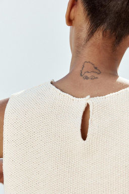 SLEEVELESS KNIT TOP - Zara фото 5