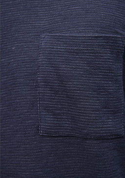 Lacivert Basic Tisort - Mavi фото 6