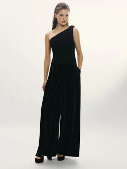 Широкие брюки из бархата / Zarina