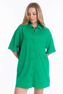 Рубашка М324198б зеленый - Елена фото 7