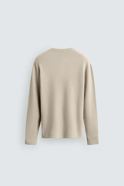 JERSEY ESTRUCTURA CUELLO PANADERA / Crudo - Zara фото 9