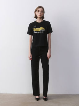 CONTE LD 2654 Футболка женская black-desert