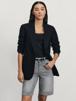 Джинсовые шорты прямые / Zarina