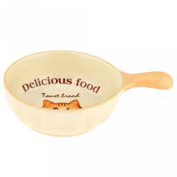 Делишес фуд (Delicious food) Салатник фарфоровый 600мл, 22х15,2х5,5см, с ручкой, с деколью (Китай) - Домашняя мода фото 2
