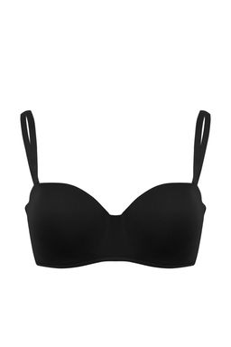 Siyah-Cok Renkli 3lu Micro Leopar Sabit Kap Straplez Sutyen THMSS26SU00010