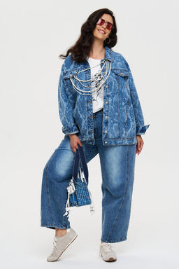 Жакет Овер голубой - Intikoma фото 15