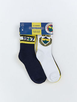 Fenerbah?e Desenli Erkek ?ocuk Soket ?orap 5li