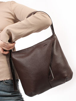 LACCOMA сумка Жаклин-Y2005-коричневый эко кожа хлопок