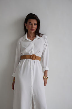 Martichelli Платье голубое с принтом воздушное  фото 10