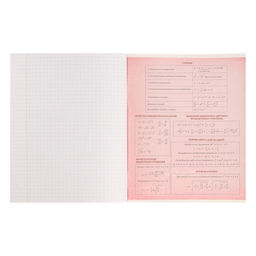 Цена за 10 шт. Предметная тетрадь по алгебре Calligrata «На Чёрном», 48 листов, в клетку, со справочным материалом, обложка из мелованного картона, УФ-лак, блок о�...