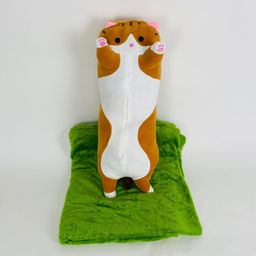 Мягкая игрушка с пледом Кот-батон 55 см 3 в 1 - Storyland фото 8