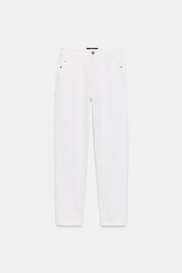 JEANS Z1975 MOM FIT TIRO ALTO / Blanco - Zara фото 8