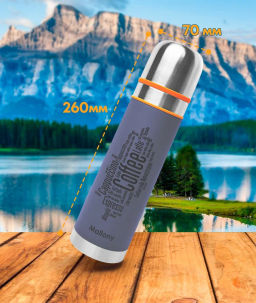 Термос в корпусе нерж.ст. 0.5л, колба из нерж.ст. с дв стенками, серия FORTE, Mallony,003694  фото 6