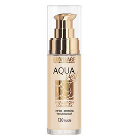 LuxVisage Крем-флюид тональный AQUA veil HYALURON COMPLEX тон 130 nude 30мл