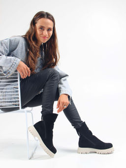 Ботинки EDART 233.1541 be. Черный замша/шерсть - Ed'art фото 2