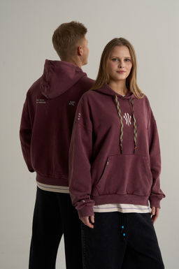 Худи Бордовый KAI Sweat Hoodie - Anta фото 2