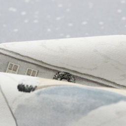 Дорожка новогодняя на стол «Этель. Зимняя деревня» 40×149 см, 100% хлопок, саржа 190 г/м²