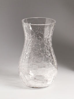 Ваза «Паутинка», грация, 19.5×10.5 см, стекло, прозрачная
